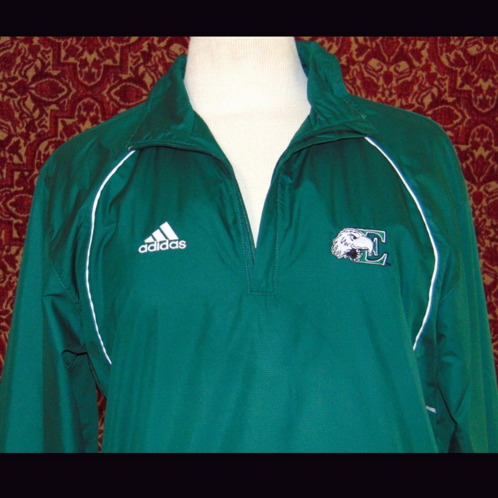NEW ADIDAS green polyester sport jacket XS ✨ - Picture 2 of 8